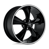 F104 20X10 5X5.0 GL-BLK-MIL 00MM Foose 1PC