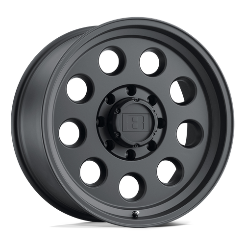 LEHLR 16X8.5 5X5.0 M-BLK -25MM Level 8