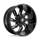 D747 22X10 6X5.5 GL-BLK-MIL -18MM Fuel 1PC