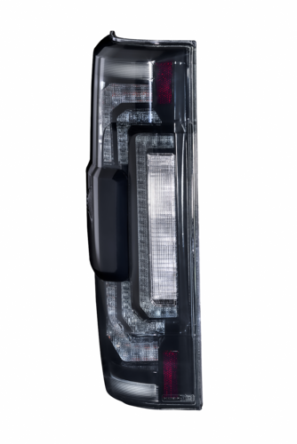 XB LED Tail Lights: Ford Super Duty (17-22) (Pair / Smoked) Morimoto