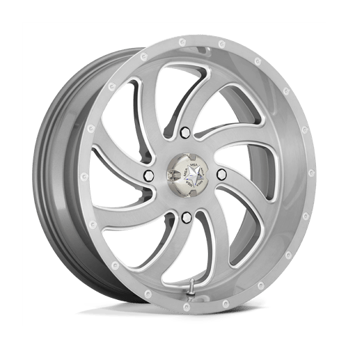 MA36 18X7 4X137 BRUSH TITAN 00MM MSA Offroad Wheels