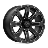 MA42 14X7 4X137 S-BLK MILL 10MM MSA Offroad Wheels