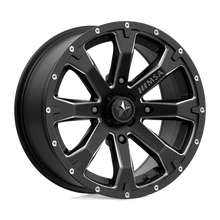 Load image into Gallery viewer, MA42 15X7 4X110 S-BLK MILL 10MM MSA Offroad Wheels