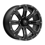 MA42 15X7 4X137 S-BLK MILL 10MM MSA Offroad Wheels