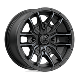 MA43 14X7 4X156 S-BLK TTCC 10MM MSA Offroad Wheels