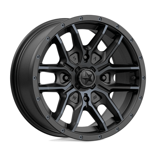 MA43 15X7 4X110 S-BLK TTCC 10MM MSA Offroad Wheels