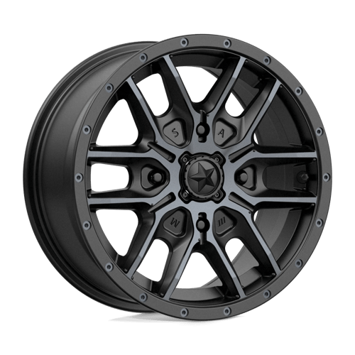 MA43 15X7 4X110 S-BLK TTCC 38MM MSA Offroad Wheels