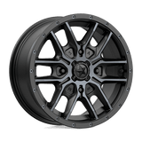 MA43 15X7 4X137 S-BLK TTCC 38MM MSA Offroad Wheels