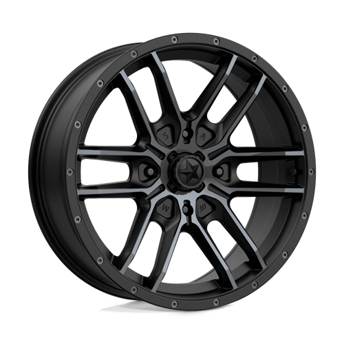 MA43 18X7 4X137 S-BLK TTCC 10MM MSA Offroad Wheels