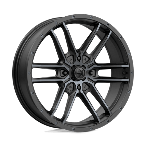 MA43 20X7 4X137 S-BLK TTCC 10MM MSA Offroad Wheels