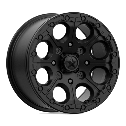 MA44 14X7 4X137 S-BLK 10MM MSA Offroad Wheels