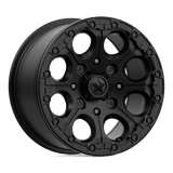 MA44 14X7 4X137 S-BLK 10MM MSA Offroad Wheels