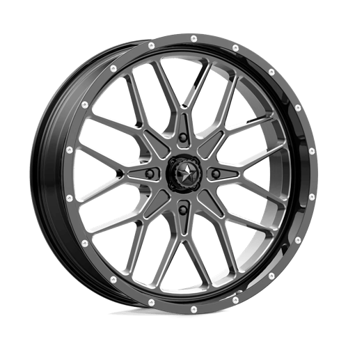 MA45 18X7 4X110 G-BLK MILL 00MM MSA Offroad Wheels