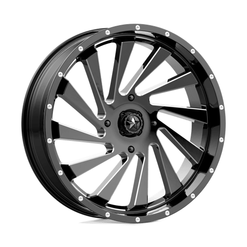 MA46 18X7 4X110 G-BLK MILL 00MM MSA Offroad Wheels