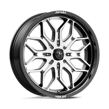 Load image into Gallery viewer, MA47 24X7 4X137 G-BLK-MACH 10MM MSA Offroad Wheels