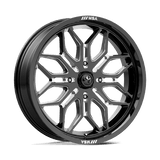 MA47 20X7 4X137 G-BLK-MILL 10MM MSA Offroad Wheels