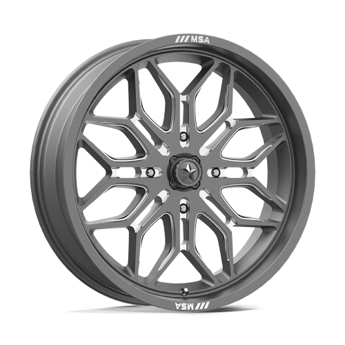 MA47 24X7 4X156 GNMTL-MILL 10MM MSA Offroad Wheels