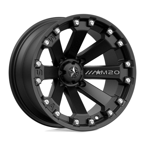 MA20 14X7 4X110 S-BLK -52MM MSA Offroad Wheels