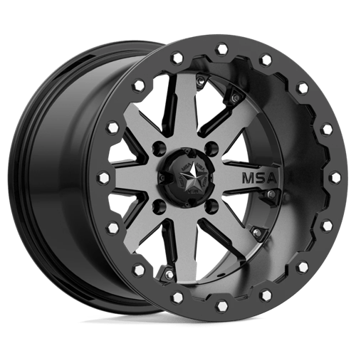 MA21 14X10 4X110 CHARCOAL -10MM MSA Offroad Wheels