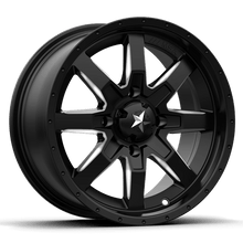 Load image into Gallery viewer, MA25 14X7 4X110 MILL FL-BLK 10MM MSA Offroad Wheels