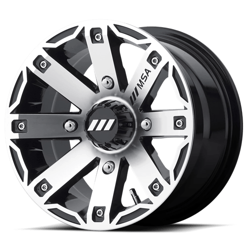 MA27 14X7 4X137 MACH G-BLK 10MM MSA Offroad Wheels