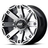 MA27 14X7 4X137 MACH G-BLK 10MM MSA Offroad Wheels