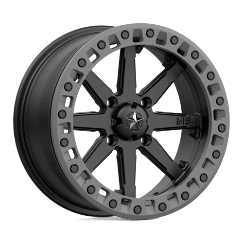 MA31 15X7 4X156 S-BLK M-GRY RG 00MM MSA Offroad Wheels