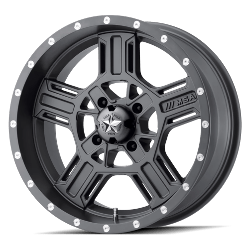 MA32 14X7 4X137 M-GRY 00MM MSA Offroad Wheels