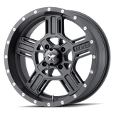 MA32 14X7 4X137 M-GRY 00MM MSA Offroad Wheels