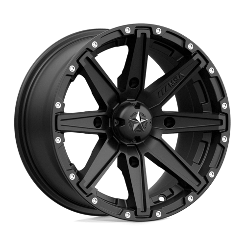 MA33 14X7 4X156 S-BLK 10MM MSA Offroad Wheels