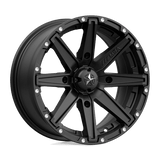 MA33 15X7 4X156 S-BLK 10MM MSA Offroad Wheels