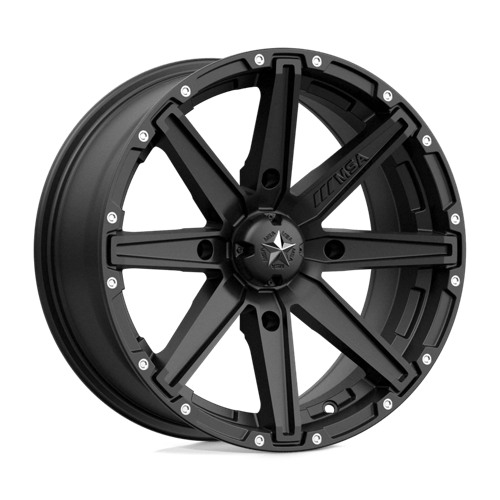 MA33 16X7 4X137 S-BLK 10MM MSA Offroad Wheels