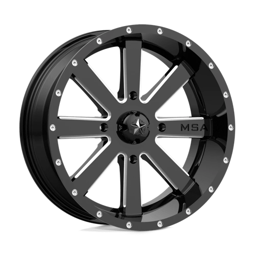 MA34 18X7 4X137 G-BLK MILL 00MM MSA Offroad Wheels