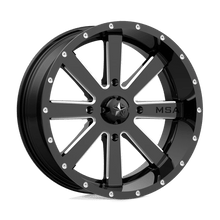 Load image into Gallery viewer, MA34 18X7 4X137 G-BLK MILL 00MM MSA Offroad Wheels