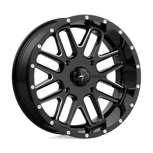 MA35 18X7 4X156 G-BLK MILL 00MM MSA Offroad Wheels