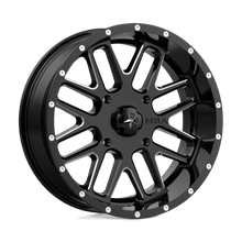 Load image into Gallery viewer, MA35 18X7 4X156 G-BLK MILL 00MM MSA Offroad Wheels