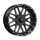 MA35 18X7 4X156 G-BLK MILL 00MM MSA Offroad Wheels