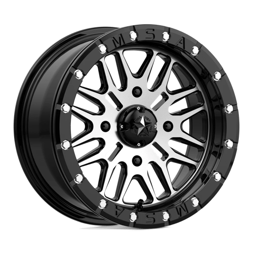 MA37 15X7 4X137 G-BLK MACH 10MM MSA Offroad Wheels