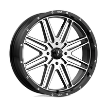 Load image into Gallery viewer, MA38 22X7 4X137 G-BLK MACH 10MM MSA Offroad Wheels