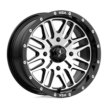 Load image into Gallery viewer, MA38 15X7 4X137 G-BLK MACH 10MM MSA Offroad Wheels