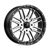 MA38 18X7 4X156 G-BLK MACH 10MM MSA Offroad Wheels