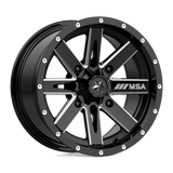 MA41 14X7 4X110 G-BLK MILL -47MM MSA Offroad Wheels