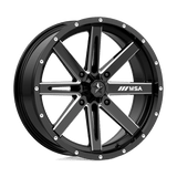 MA41 18X7 4X156 G-BLK MILL 10MM MSA Offroad Wheels