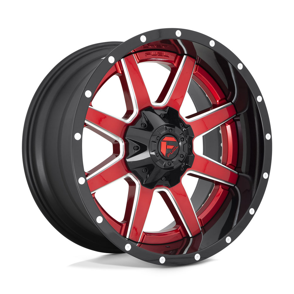 D250 20X10 8X170 GL-RED -19MM Fuel 2PC