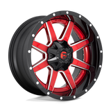 D250 22X12 8X170 GL-RED -44MM Fuel 2PC