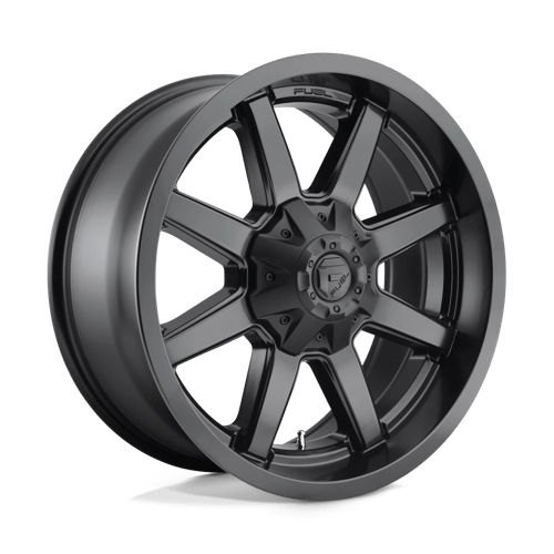 D436 20X10 8X180 S-BLK -12MM Fuel 1PC