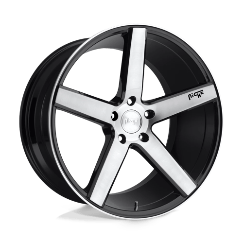 M124 22X9 5X4.5 GL-BLK-BRSHD 38MM Niche 1PC