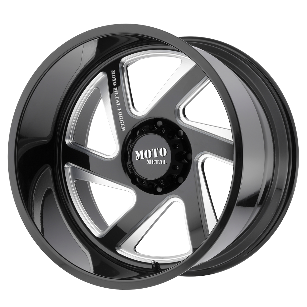 MO400 24X14 BLANK G-BLK MILL -76MM (165-180) Moto Metal