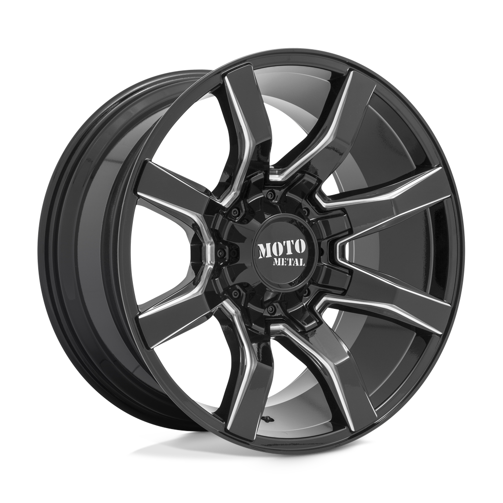 MO804 22X10 8X170 G-BLK MILL -18MM Moto Metal