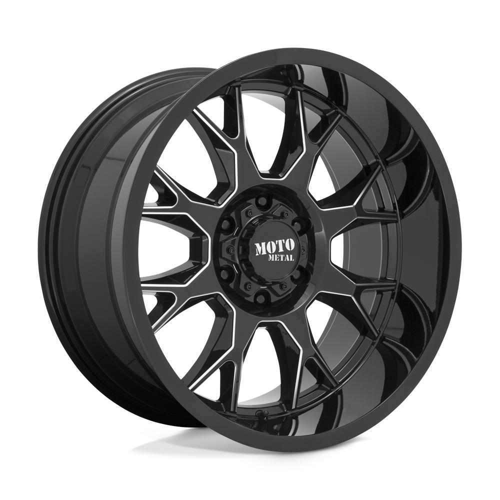 MO806 20X10 5X5.0 G-BLK MILL -18MM Moto Metal